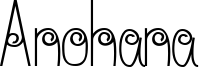 Anohana Font