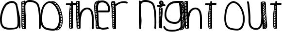 Another Night Out Font