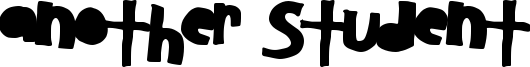 Another Student Font