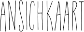 Ansichkaart Font
