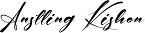 Anstting Kishon Font