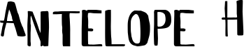 Antelope H Font