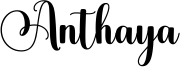 Anthaya Font