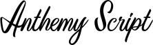 Anthemy Script Font