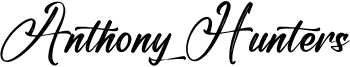 Anthony Hunters Font