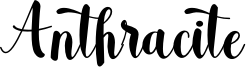 Anthracite Font