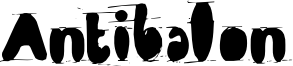 Antibalon Font