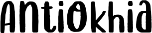 Antiokhia Font