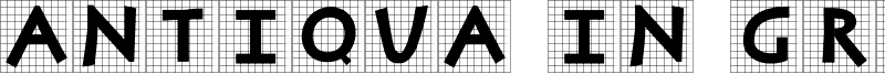 Antiqua In Grid Font
