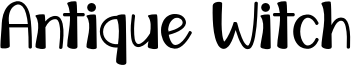 Antique Witch Font