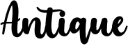 Antique Font