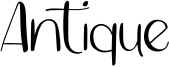 Antique Font