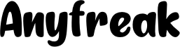 Anyfreak Font