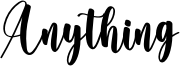 Anything Font