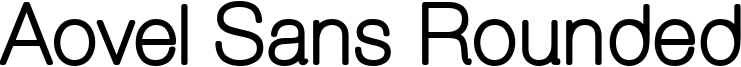 Aovel Sans Rounded Font