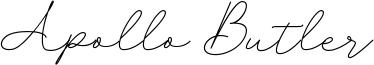 Apollo Butler Font