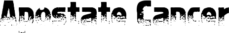 Apostate Cancer Font