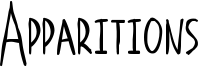 Apparitions Font