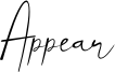 Appear Font