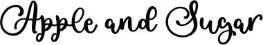 Apple and Sugar Font