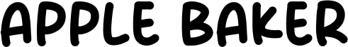 Apple Baker Font