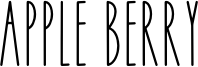 Apple Berry Font