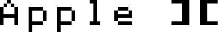 Apple ][ Font