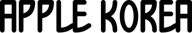 Apple Korea Font