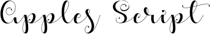 Apples Script Demo.ttf