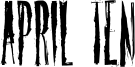 April Ten Font