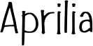 Aprilia Font