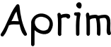 Aprim.otf