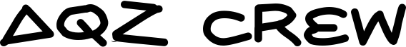 AQZ Crew Font