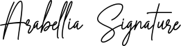 Arabellia Signature Font