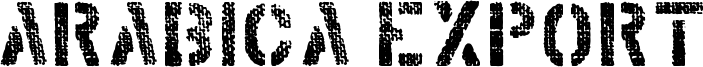 Arabica Export Font