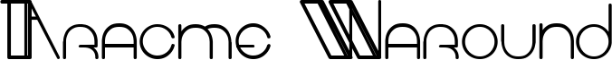 Aracme Waround Light.ttf