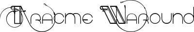 Aracme Waround Font