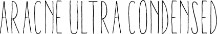 Aracne Ultra Condensed Font
