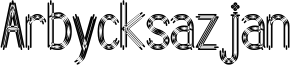 Arbycksazjan Font