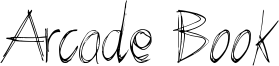 Arcade Book Font