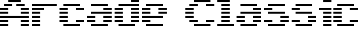 Arcade Classic Font