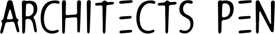 Architects Pen.otf