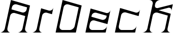 ArDeck Italic.ttf