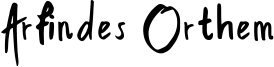 Arfindes Orthem Font
