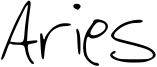 Aries Font