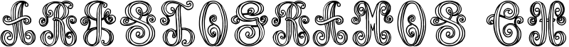 Aristogramos Chernow Font