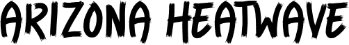 Arizona Heatwave Font