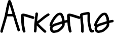 Arkarna Font