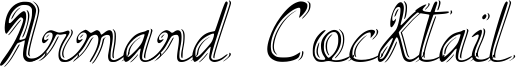Armand Cocktail Font