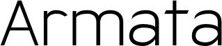 Armata Font